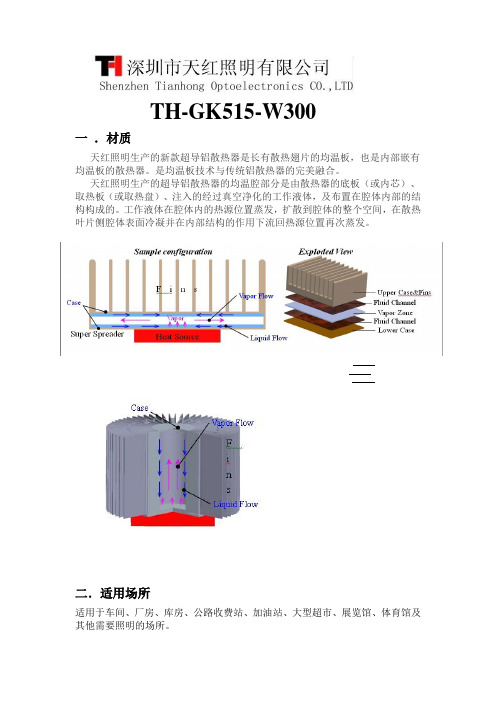 300W工矿灯规格书