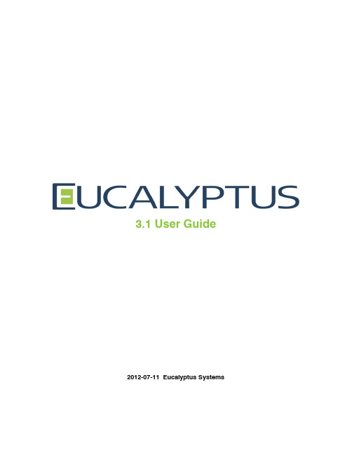 eucalyptus用户手册-3.1