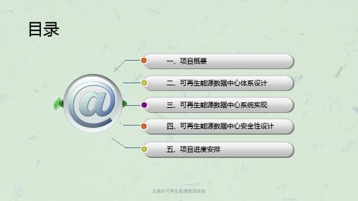 无锡市可再生能源管理系统课件
