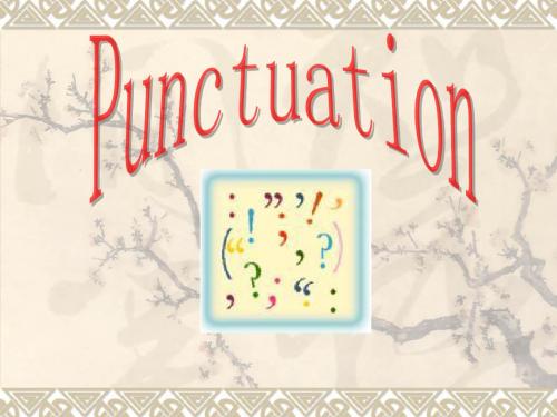 punctuation