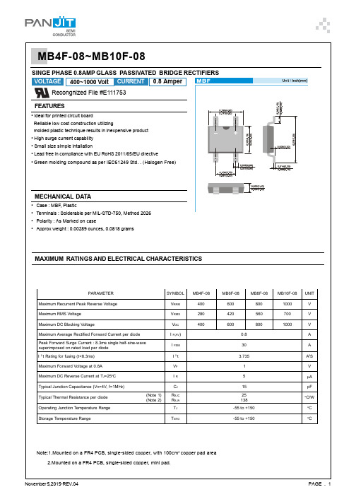 mb10f中文资料_数据手册_参数