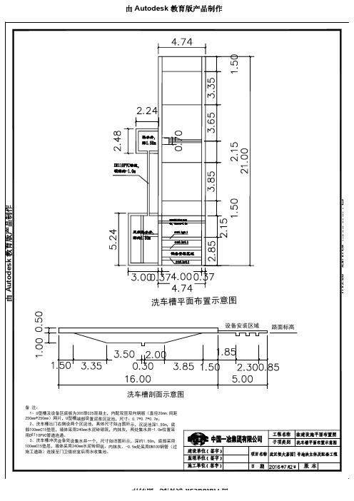 简易洗车槽