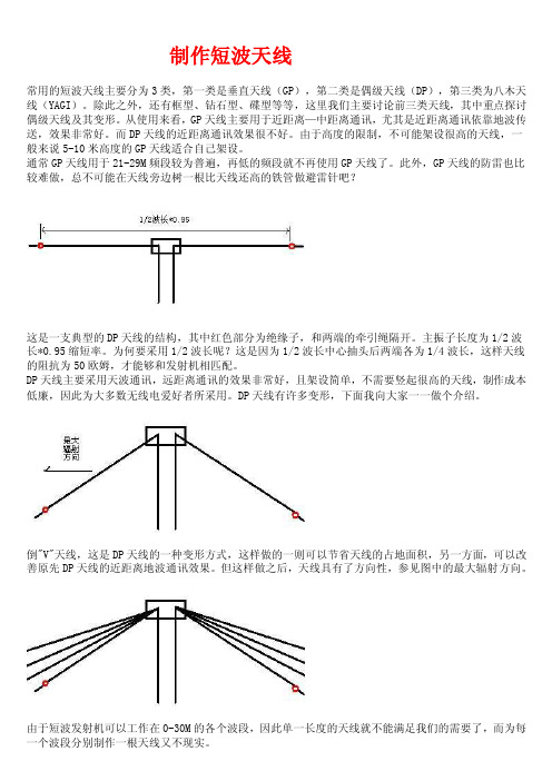 [宝典]短波天线制作方法