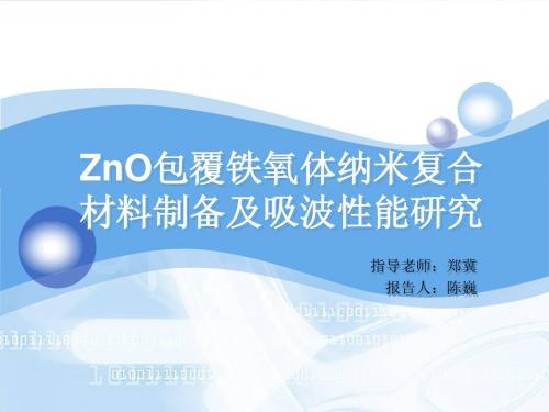 ZnO包覆铁氧体纳米材料修改