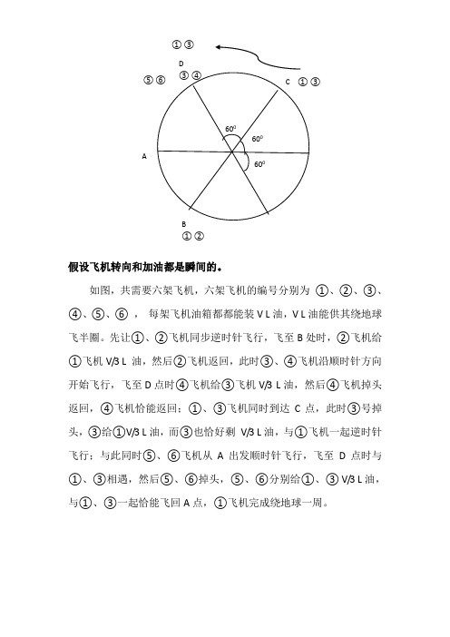 数学建模飞机加油和商人过河问题