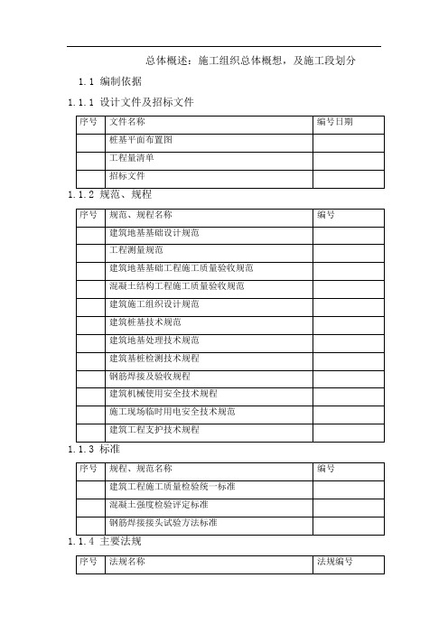 某工程钻孔灌注桩施工组织设计