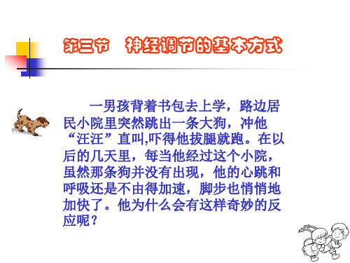第三节神经调节的基本方式济南版(1)