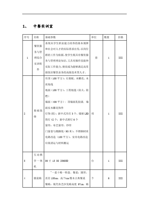 职业院校实训室标准建设方案