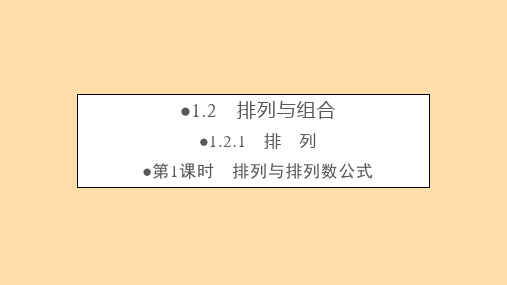 新人教A版选修2-3高中数学第1章第2节排列组合应用课件