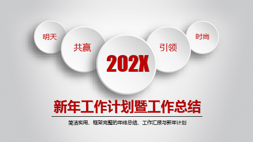 工作汇报工作总结工作计划述职报告年终总结PPT模板 (9)