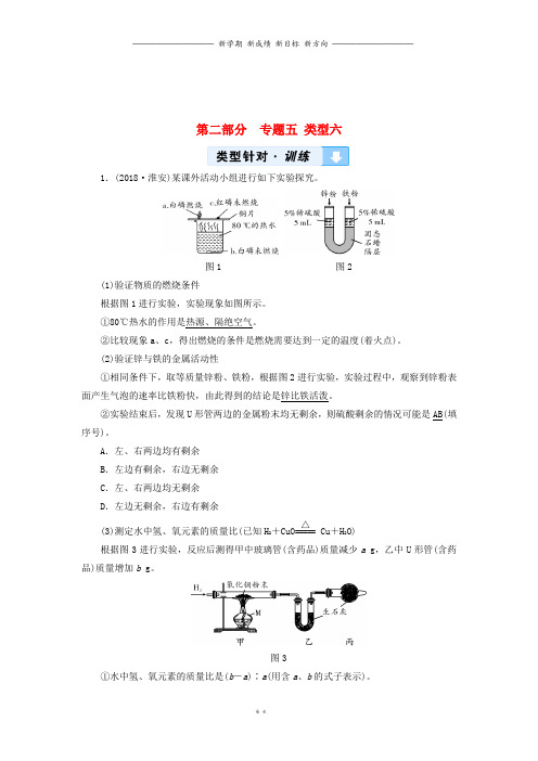 中考化学第2部分专题综合强化专题5实验探究题类型真题精练05