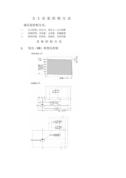 挖掘机常用泵控方式解读