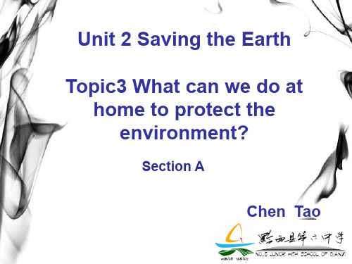 英语仁爱版九年级上册《Unit 2 Saving the Earth Topic 3 What》课件公开课 (3)