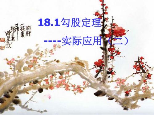 勾股定理的应用