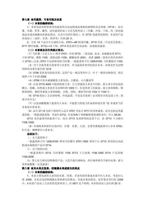 2012报关员考试商品编码指导2