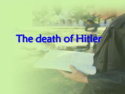 unit 9 The death of Hitler