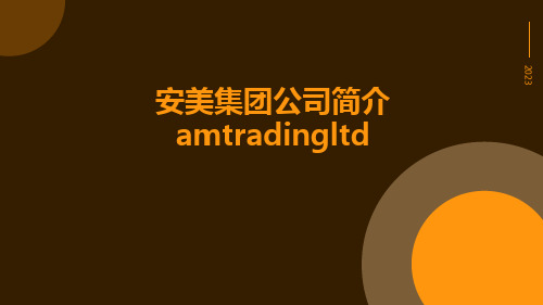 安美集团公司简介AMTradingLtd