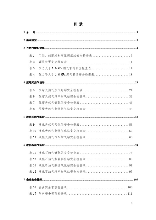 江苏省城镇燃气安全检查标准2016