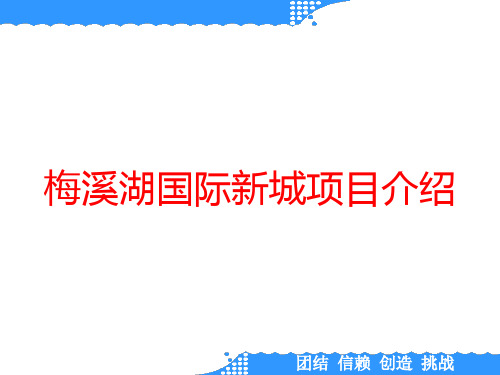 梅溪湖国际新城项目介绍