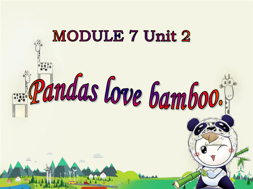 《Pandas love bamboo》PPT课件5