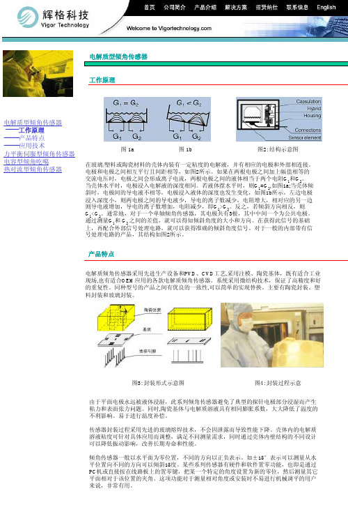 电解质倾角传感器原理