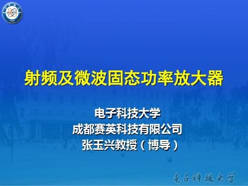 射频及微波固态功率放大器张玉1-文档资料118页