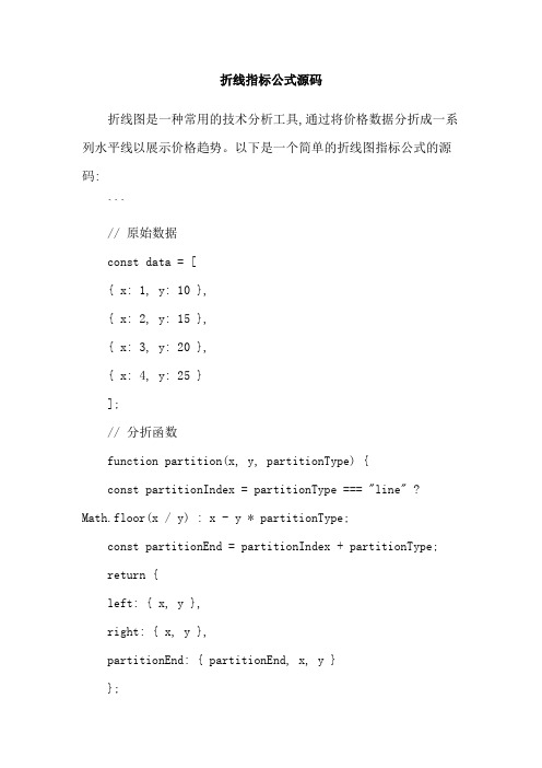 折线指标公式源码