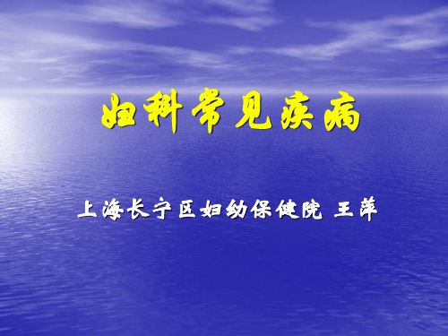 妇科常见疾病.ppt