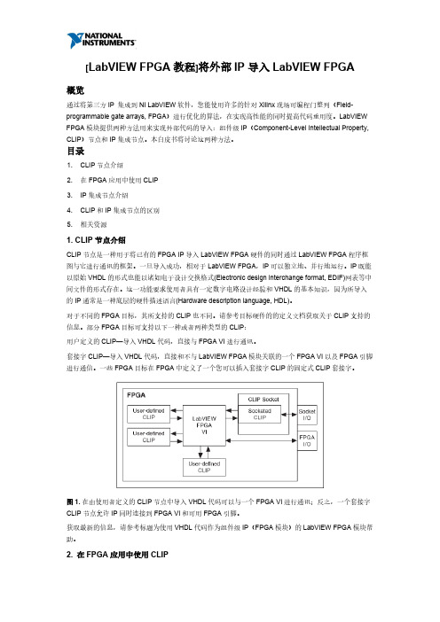 LabVIEW FPGA教程-推荐下载