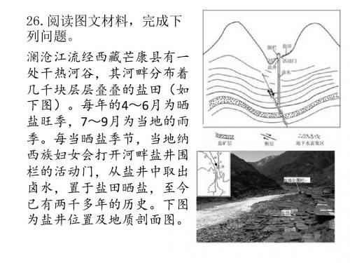 2016年地理高考泄露天机1