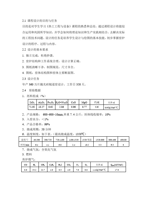 窑炉设计