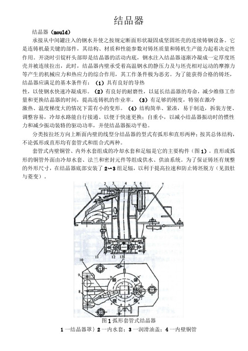 连铸结晶器总成