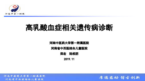 高乳酸血症相关遗传病诊断 -2