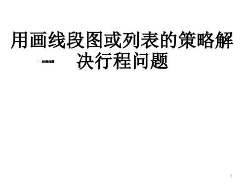 苏教版数学四年级下册6.8《相遇问题》课件