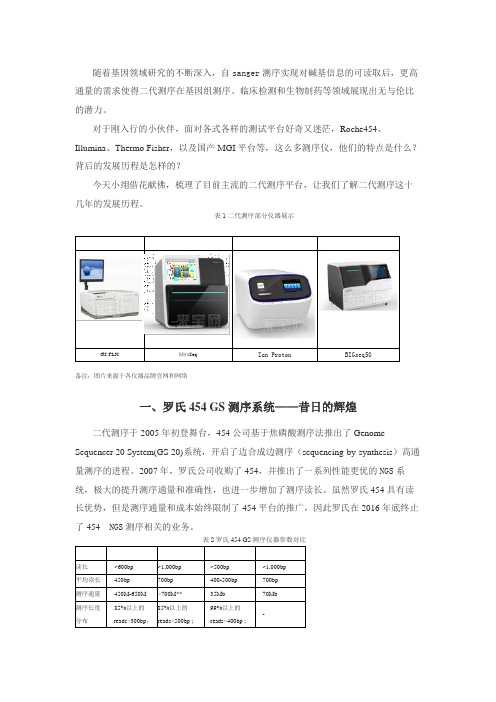 illumina高通量测序仪汇总介绍