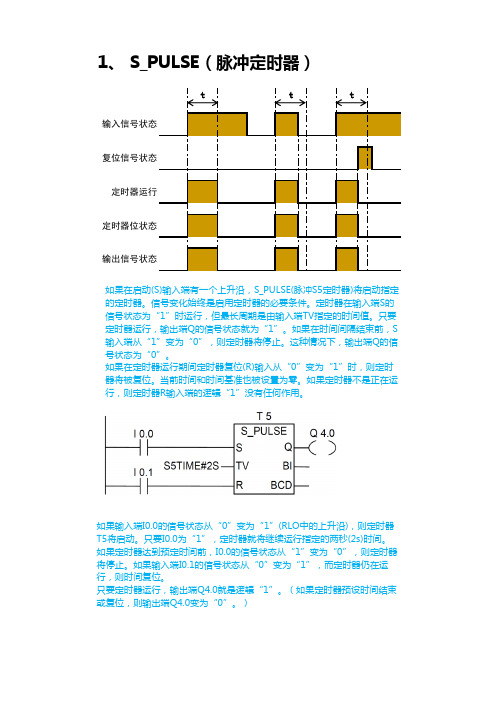 S7-300和400定时器时序图