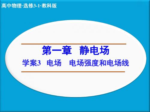 高二步步高3-1物理第一章  学案3