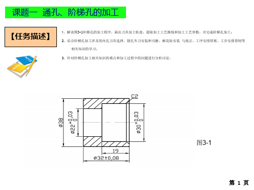 通孔的加工