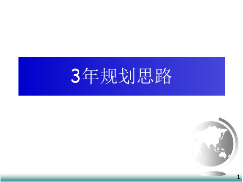 企业3年发展规划(课件)