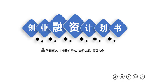 投资项目策划书ppt模板