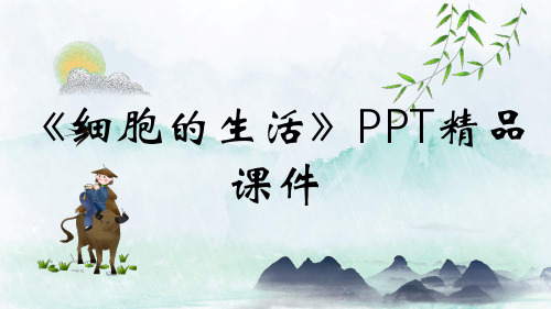 《细胞的生活》PPT精品课件