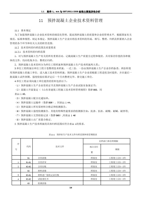 全市统一混凝土试验室用标准表格
