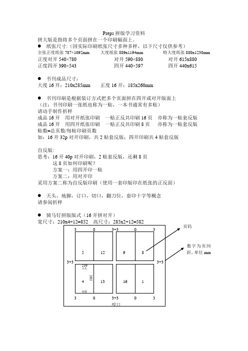 Preps拼版学习资料