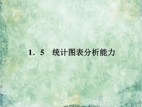 2018-2019届高三地理二轮复习课件：1.5统计图表分析能力