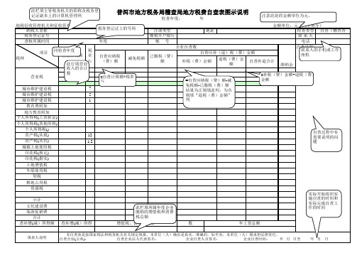 地方税自查表图示说明