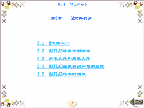 精品课件-MATLAB 8.X程序设计及典型应用-第3章