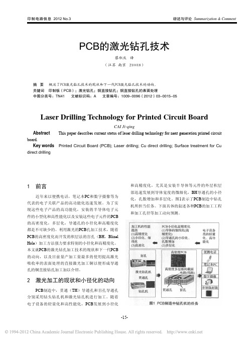 PCB的激光钻孔技术