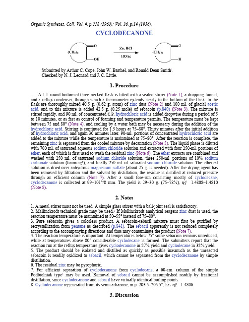 Organic Syntheses, Coll. Vol. 4, p.218 (1963); Vol. 36, p.14 (1956).