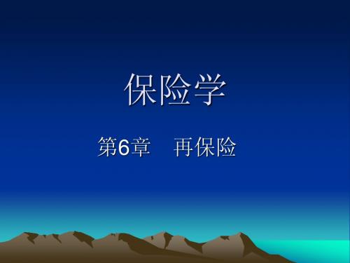 保险学第6章