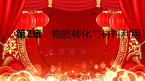 九年级科学上册 第2章 物质转化与材料利用复习课件